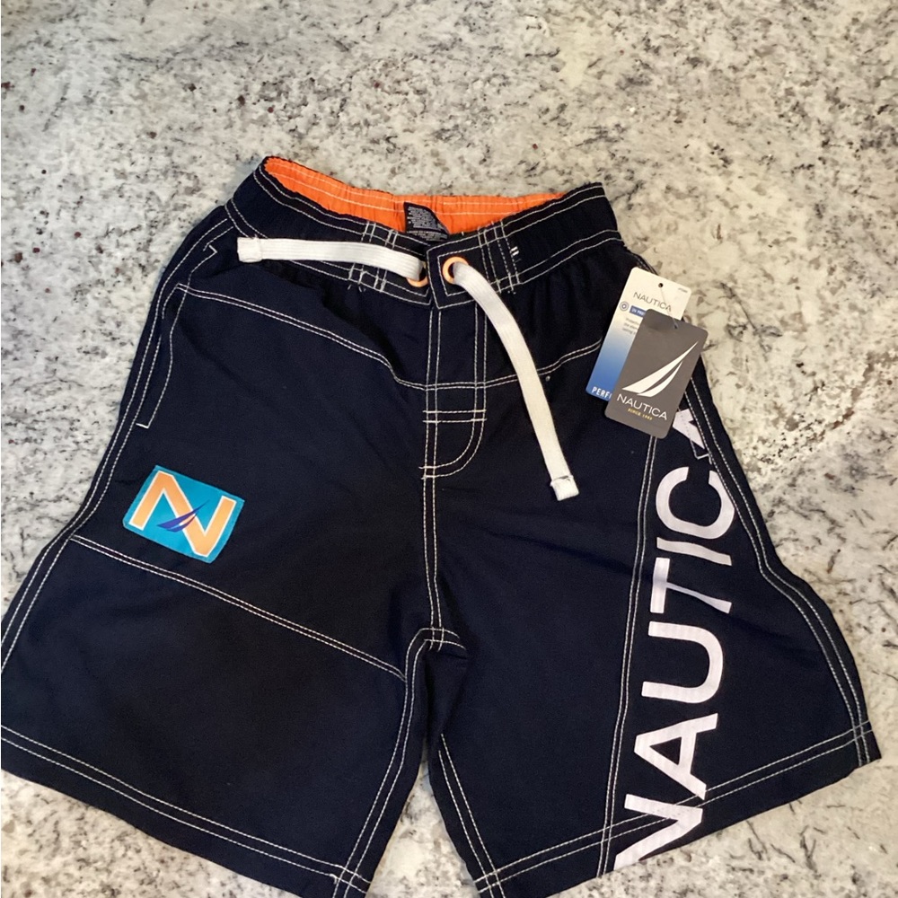 🌸Boys Nautica Swim Trunks Sz 8 NWT